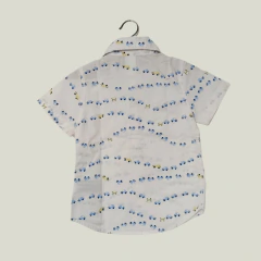 CAMISA - CARTER'S - TALLE 18 MESES - BLANCO MOTIVO AUTO - comprar online