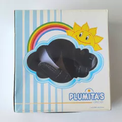 SANDALIAS - PLUMITAS - TALLE AR 15 - NEGRAS - tienda online