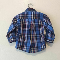 CAMISA - MIMO - TALLE 9 A 12 MESES - A CUADROS AZUL Y ROJO en internet