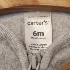 CAMPERA LIVIANA - CARTER'S - TALLE 6 MESES - POLAR GRIS - PilchaGo