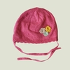 GORRO - BURT'S BEES BABY - TALLE 0 A 6 MESES - A RAYAS GRIS Y ROSA - comprar online