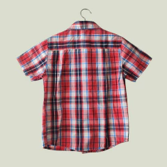 CAMISA - HEALTHTEX - TALLE 4 AÑOS - A CUADROS ROJO Y AZUL en internet