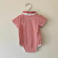 BODY MC - CHEEKY - TALLE 3 A 6 MESES - A RAYAS ROJO Y BLANCO - comprar online