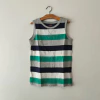 MUSCULOSA - H&M - TALLE 4 A 6 AÑOS - A RAYAS AZUL Y VERDE - comprar online