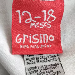 LEGGING - GRISINO - TALLE 12 A 18 MESES - BLANCO MOTIVO ANIMALES en internet