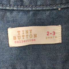 CAMPERA - TINY BUTTON - TALLE 2 A 3 AÑOS - JEAN AZUL en internet