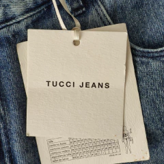 PANTALÓN JEAN - TUCCI - TALLE 40 - CELESTE - tienda online