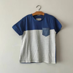 REMERA - ZARA - TALLE 5 AÑOS - AZUL Y GRIS - comprar online