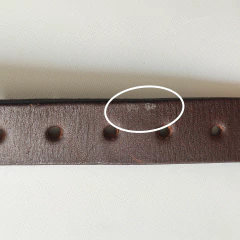 CINTURÓN - LARGO 75 CMS - MARRÓN MOTIVO VARIOS