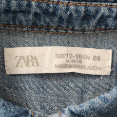 CAMISA - ZARA - TALLE 12 A 18 MESES - JEAN AZUL - PilchaGo
