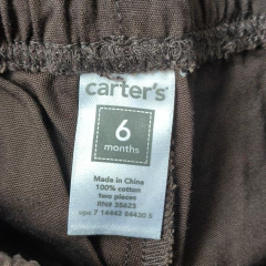 PANTALÓN - CARTER'S - TALLE 6 MESES - MARRÓN - PilchaGo
