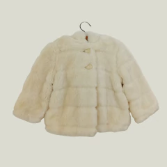 TAPADO - GAP - TALLE 12 MESES - PELUCHE BLANCO