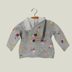 CAMPERA - CARTER'S - TALLE 9 MESES - GRIS FLOREADO - comprar online