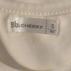 BODY - CHEEKY - TALLE 3 A 6 MESES - BLANCO MOTIVO ZORRO - PilchaGo