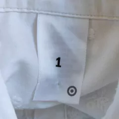 CAMISA - TALLE 1 AÑO - BLANCA CON FLORES BORDADAS en internet