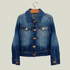 CAMPERA JEAN - ZARA - TALLE 4 AÑOS - AZUL