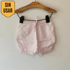 SHORT - LE MOUTON BEBE - TALLE 6 MESES - ROSA