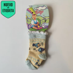 MEDIAS - FLOYD - TALLE 0 A 3 MESES - CREMA MOTIVO PECES - comprar online