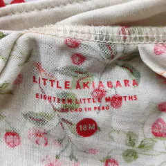 VESTIDO MC - LITTLE AKIABARA - TALLE 18 MESES - BEIGE MOTIVO FRUTILLAS en internet