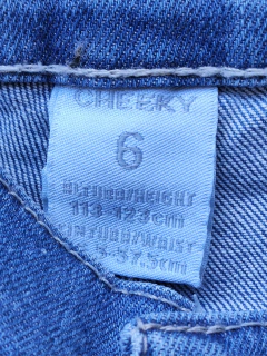 PANTALÓN JEAN - CHEEKY - TALLE 6 AÑOS - AZUL - PilchaGo