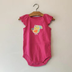 BODY - GARANIMALES - TALLE 3 A 6 MESES - ROSA MOTIVO PÁJARO - comprar online