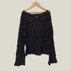 SWEATER - COMO QUIERES - TALLE XS - TEJIDO NEGRO - comprar online
