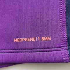 REMERA NEOPRENE - TRIBORD - TALLE 10 AÑOS - NEGRO Y VIOLETA - tienda online