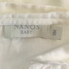 CAMISA - NANOS - TALLE 9 MESES - LINO BLANCO en internet