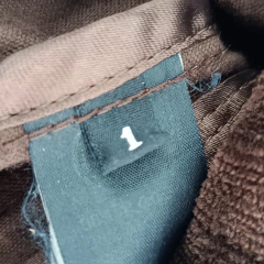 CAMPERA - ONA SAEZ - TALLE S - CORDEROY MARRÓN - tienda online