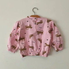BUZO - CHEEKY - TALLE 9 A 12 MESES - ROSA MOTIVO TIGRES en internet