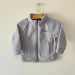 CAMPERA - COLUMBIA - TALLE 6 A 12 MESES - POLAR VIOLETA
