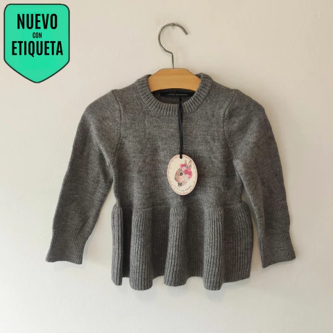 SWEATER - LITTLE AKIABARA - TALLE 2 AÑOS - GRIS - comprar online