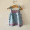 BLUSA MC - ZARA - TALLE 18 A 24 MESES - SIMIL JEAN AZUL