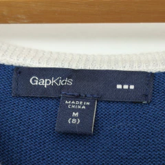 VESTIDO - GAP - TALLE 8 AÑOS - TEJIDO AZUL - PilchaGo