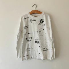 REMERA - ZARA - TALLE 6 AÑOS - BLANCO MOTIVO VARIOS - comprar online