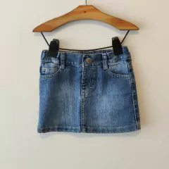 POLLERA - MIMO - TALLE 2 AÑOS - JEAN AZUL