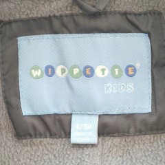 ENTERITO - WIPPETTE - TALLE 6 A 9 MESES - CON POLAR INTERNO GRIS Y VERDE MOTIVO ESTRELLAS - PilchaGo