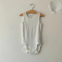 BODY - H&M - TALLE 18 A 24 MESES - BLANCO - tienda online