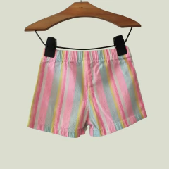SHORT - CARTER'S - TALLE 12 MESES - A RAYAS ROSA, CELESTE Y AMARILLO en internet