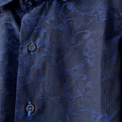 CAMISA -TALLE SUGERIDO 2 A 3 AÑOS - AZUL CON DISEÑO - PilchaGo