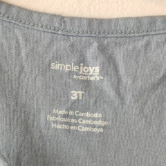 MUSCULOSA - CARTER'S - TALLE 3 AÑOS - CELESTE - PilchaGo