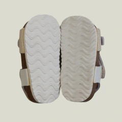 SANDALIAS - CHEEKY - TALLE AR 23 - BLANCO CON GLITTER - PilchaGo