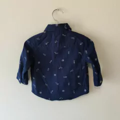 CAMISA - CARTER´S - TALLE 9 MESES - AZUL MOTIVO MAR - comprar online