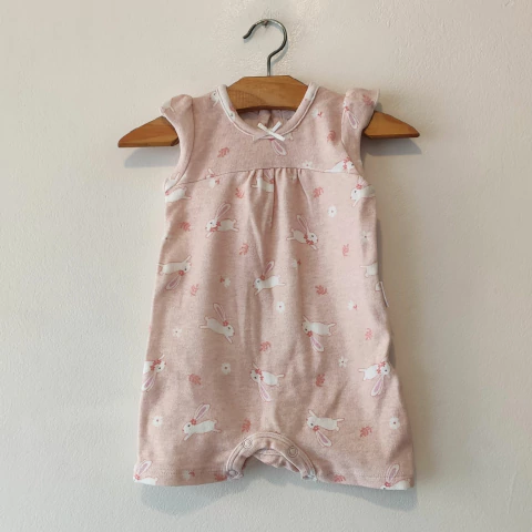 ENTERITO - MIMO - TALLE 3 A 6 MESES - ROSA MOTIVO CONEJO - comprar online