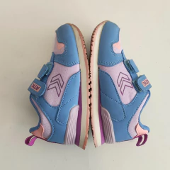 ZAPATILLAS - ATOMIK - TALLE AR 24 - CELESTE Y VIOLETA