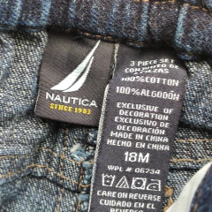 PANTALÓN - NAUTICA - TALLE 18 MESES - JEAN AZUL - PilchaGo