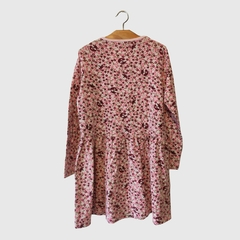 VESTIDO - BROER - TALLE 5 A 6 AÑOS - ROSA MOTIVO ZORROS Y FLORES en internet