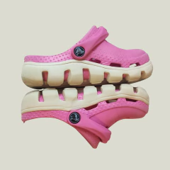 CROCS - TALLE AR 21,5 - ROSA Y BLANCO - comprar online