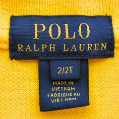 CHOMBA - POLO RALPH LAUREN - TALLE 2 AÑOS - PIQUÉ AMARILLA en internet