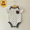 BODY - CALVIN KLEIN - TALLE 0 A 3 MESES - BLANCO LEYENDA CK